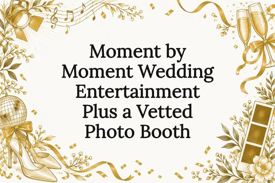 Moment by Moment Wedding Entertainment Plus a Vetted Photo Booth
